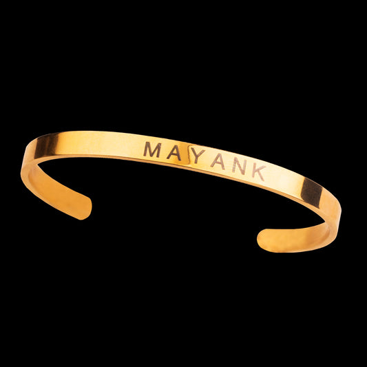 Personalised Classic Bracelet - Gold