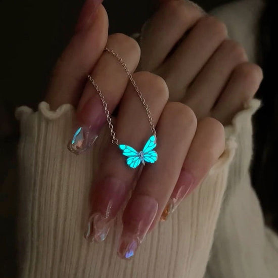 Luminous Butterfly Necklace